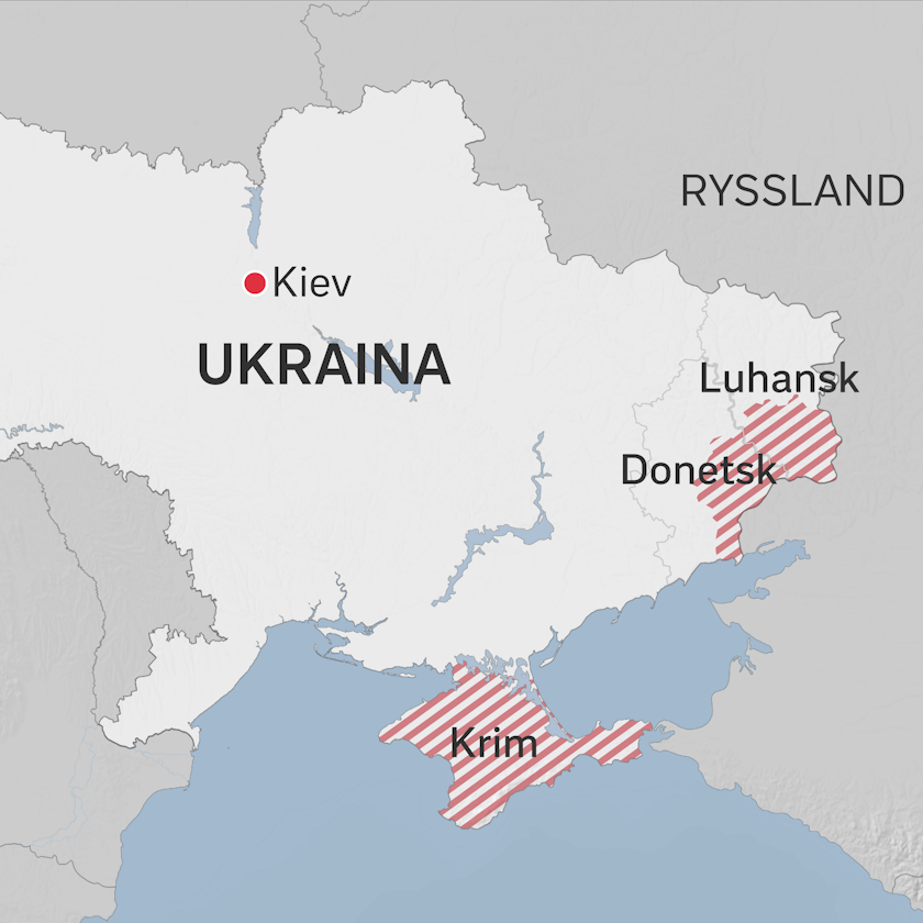 Kartor om kriget i Ukraina - SVT Nyheter