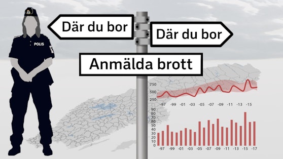 Anmälda brott hur ser det ut där du bor? SVT Nyheter